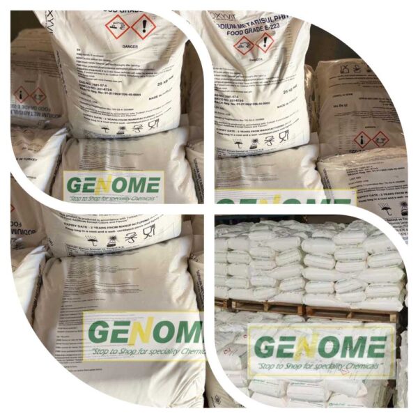 SODIUM METABISULPHITE(SMBS) FOOD/INDUSTRIAL GRADE